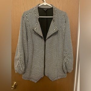 Black & white blazer